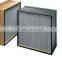 2015 Dongguan air purifier wood frame industrial hepa pleat filter