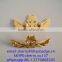 metal wing badges, pilot wing lapel pins, wing emblem,gold plating custom metal wings lapel pin badge