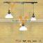 Factory Wrought Joey Industrial Pendant Lamp Hand Blown Track Light Vintage Glass Dome Hanging Lamp