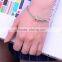 D168 AML 925 sterling silver colorful charm,DIY squared shape beads for women