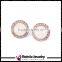 Princess Girls Round Ball Women Clip on Earrings