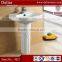 Hotel Cheap Two Piece Out door Washhand ceramic basin base on chaozhou