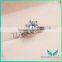 latest design customized 14k gold 1 carat forever brilliant moissanite rings on the finger