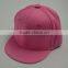High Quality Custom Blank Flat Brim 6 Panel Snapback Cap/Hat
