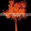 Led outdoor maple leaf lighted trees