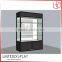 Commercial retail black glass display cabinet