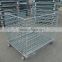 Collapsible wire box/Stackable Warehouse Storage Metal Basket/Wire Mesh Box/Collapsible Warehouse pallet