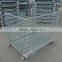 Collapsible wire box/Stackable Warehouse Storage Metal Basket/Wire Mesh Box/Collapsible Warehouse pallet