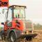 Everun ER08 hydraulic driving small wheel loader 800KG loading capacity with standard bucket