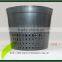 Black net pot plastic flowet pot