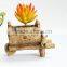 2016 hot sale creative succulent planter zakka car cartoon resin flower pots