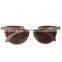 TOP sell handmade rosewood box colored sunglasses