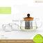 Heat Resistant Transparent Teapot for Sale