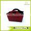 Leatherette Storage Basket Gift Basket With Handles,Red