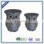 Cheap owl shape garden stools for outdoor decoration