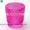 glass color pearl tealight candle holders