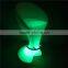 Stools Bar Modern Metal LED Nightclub Stool with Stainless Steel Circle at the Bottom with 16 Colors Available