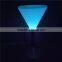 Best Selling Outdoor Party Bar Furniture with LED Epistar LED lights 56*56*115cm