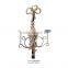 China manufacturer home decoration candle holder with metal