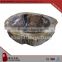 High quality natural petrified onyx vessel sink