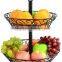 Wedding Fruit Decoration Metal Wire 3 Tier Display Basket