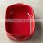 customized Ceramic Rectangular Bakeware cake Dish, can be microwave, oven, dishwasher