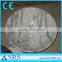 Polished round carved marble sink