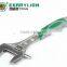 BERRYLION 12'' Nickel alloy plated adjustable wrench, PVC handle grip spanner