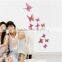 Butterfly removable home wallpaper Art DIY kids room decoration 3d wall stickers