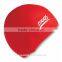Silicone swimming cap with customized company logo