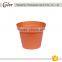 wholesale colorful rice husk biodegradable garden pot bamboo fiber flowerpot