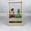 Portable removable beer wine bottle wooden crate
