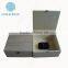 factory supply wholesage wooden wine box, unfinished paulownia wine box, solid wood wine box