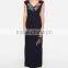 Boho Sleeveless Side Slit Maxi Plus Size Long Embroidered Dress HSd5179