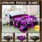 Faux fur Flannel Plain colour quilt blanket pillow handmade patchwork quilt needlework bed linen bedclothes 16