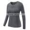 Long sleeve design your own running t shirt / t-shirts wholesale