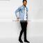 light blue with two pocket men casual jacket with button