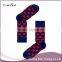 Fashion pinkycolor combed cotton dot women socks