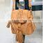 DY0035Z Europea Fashion pu Leather Knitted Fringe Shoulder Bag