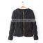 Custom Short bread soft down feather padded crack hem woman clothes loose women winter coats