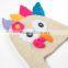2017 Fashion Cute Turkey Animals Shape Crochet Acrylic Soft Ear Cover Baby Beanie Hat