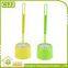 Round Head Plastic Toilet Brush With Holder