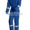 Cotton drill fire retardant workwear coverall with reflective tape