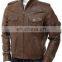 Men's Leather Bomber Jacket/ High Quality Men Bomber Jackets