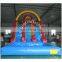Aier giant hot sale blue outdoor Inflatable Water Slide with pool