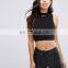 Clothing Wholesale Ladies Plain Blank Crop Tops And Blouses