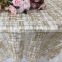 chinese supplier gold sparkle 3d individual tablecloth fabric