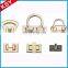 Wholesale Oem Luggage Bag Buckles Long Metal Lock Hardware For Handbag