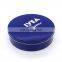 2015 New Style Miniature Round Bule Tin Box for Sale
