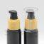 60ml Black Plastic PET Cosmetic Lotion Bottle with Wooden Pump